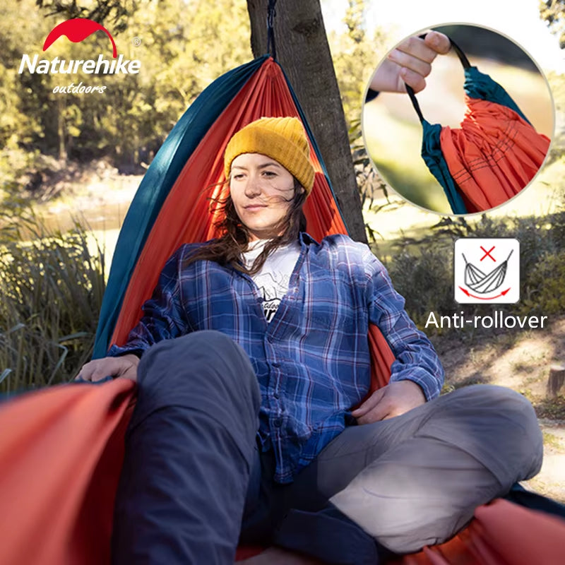 Hammock Ultralight 2 Person Hammock Tear Resistance Hanging Bed Portable Hunting Hammock Sleeping Swing Hammock