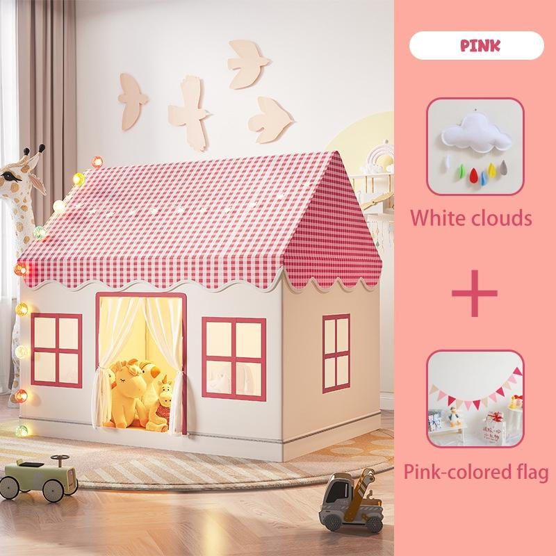 Cartoon Animal Pattern Children'S Tent, Cute Indoor Play House, Portable Indoor Playhouse, Outdoor Playhouse, Lightweight Foldable Play Tent for Boys & Girls, Birthday Gift