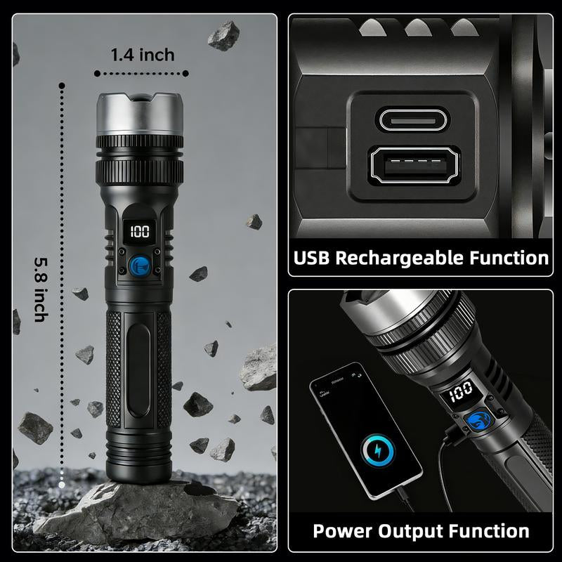 2-In-1 Flashlight & Power Bank