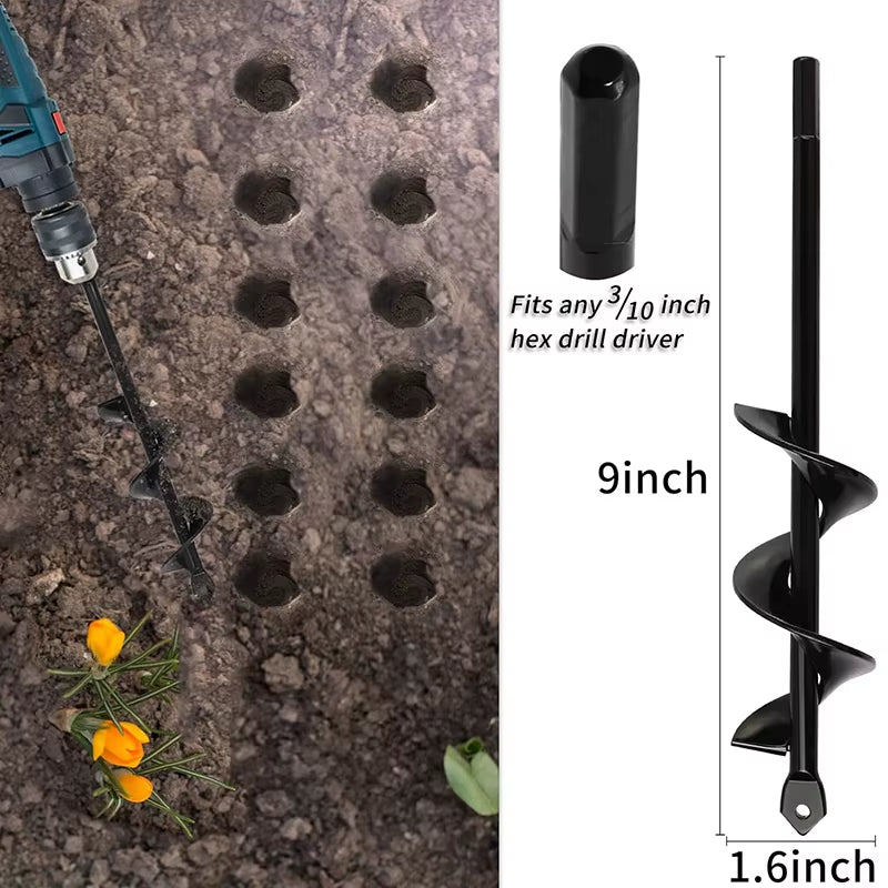 Garden Auger Spiral Drill Bit