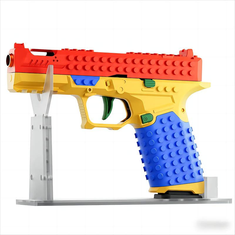 Jumpstart Sale SIG17 Assembled Building Blocks Soft Bullet Gun Automatic Gun Perfect for Outdoor Games Team Challenges Festival Gifts