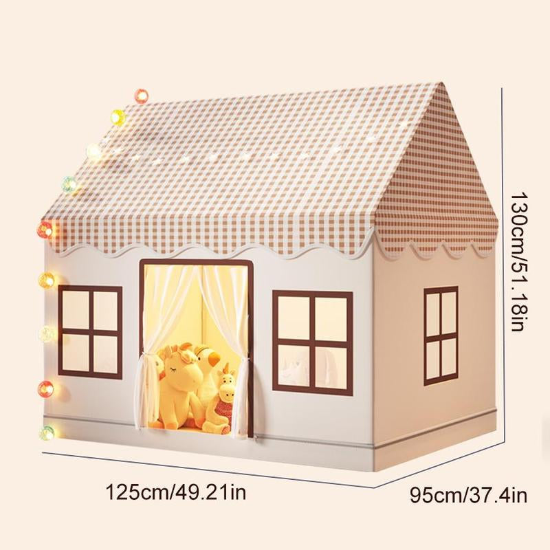 Cartoon Animal Pattern Children'S Tent, Cute Indoor Play House, Portable Indoor Playhouse, Outdoor Playhouse, Lightweight Foldable Play Tent for Boys & Girls, Birthday Gift