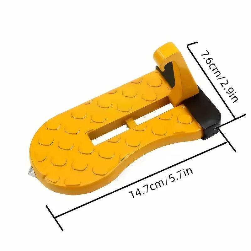 1PC Foldable Car Door Step, Durable Metal Mount for Easy Roof Access. Universal Fit for Most Vehicles.