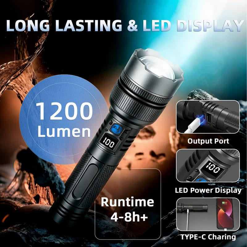 2-In-1 Flashlight & Power Bank