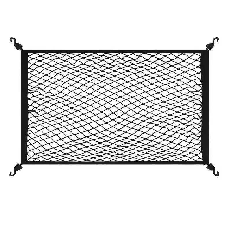 Universal Truck Bed Net Elastic Cargo Mesh Polyester Tailgate Organizer Multi Purpose Light Load Secure Transport Easy Install